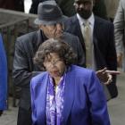 Michael Jackson's parents Joe and Katherine Jackson arrive for the preliminary hearing for...