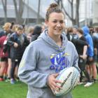 Michaela Smith at Otago Spirit training this week. Photo by Linda Robertson.