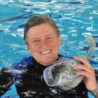 Dunedin diver Michelle Brunton, at Moana Pool yesterday, is headed to the Antarctic to supervise...