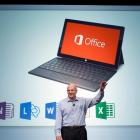 Microsoft CEO Steve Ballmer announces the customer preview of the new Microsoft Office in San...