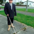 Milton man Douglas Keen is hoping to be the first blind councillor elected to the Clutha District...