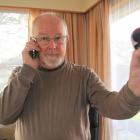 Milton man Martin Taylor feels he may be luckier than some to have access to a cellphone while...