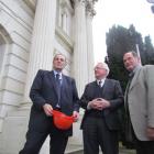 Minister for Courts Chester Borrows (left), Waitaki Mayor Alex Familton, and Waitaki District...