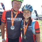 Mixed category winners Mark Williams and Kate Fluker, of Queenstown. Photos by Guy Williams.