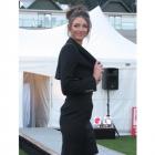 Monique Cooley, of Queenstown, showcases a Dolce and Gabbana outfit.