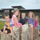Mosgiel Central Kindergarten pupils (from left) Kash Michelle, Aalli Popata, Eli Pomeroy-Corfield...