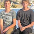 Mount Aspiring College pupil Finlay Woods (right), of Wanaka, was second in the New Zealand...