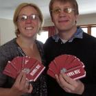 Naseby residents Tracy and Matthew de Woeps have tickets to give out to the official opening of...
