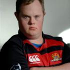 Nathan Begley is upset at the theft of his All Blacks jersey. Photo by Linda Robertson.