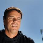 New Otago coach Phil Mooney at Carisbrook last week. Photo by Peter McIntosh.