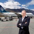 New Queenstown Airport Corporation chief executive Scott Paterson checks his patch. Photo by...
