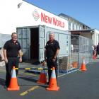 New World Alexandra store manager Shane Ryan (left) and owner-operator his father, Kevin, outside...