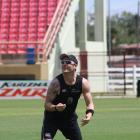 New Zealand and Otago batsman Brendon McCullum trains in Guyana for the world twenty/20...