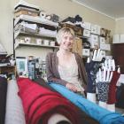 New Zealand designer Kate Watts in her Tees Ststudio. Photos by Rebecca Ryan.
