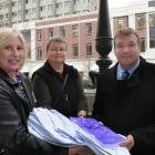 New Zealand Nurses Organisation industrial adviser Glenda Alexander (left), Nurses Organisation...