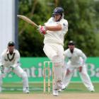 New Zealand's Daniel Vettori hooks against Pakistan on his way to 99. Credit:NZPA / Ross Setford