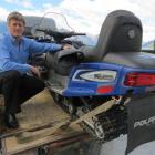 New Zealand Snow Machine User Group convener Phil Wiel, of Queenstown, with  an emission...