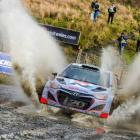 New Zealanders Hayden Paddon and John Kennard are expecting wet, muddy conditions in the final...