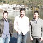 Newly-appointed Wakatipu Grill chef Peter Thornley (centre), with pastry chef Brian Campbell and...