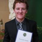 NZQA top scholar Evan Fenemor, formerly of Kavanagh College. Photo supplied.