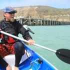 Oamaru Adventures director Nigel Ryburn has traded in  years of kayaking teaching to guide tours...