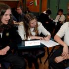 ogan Park High School team (from left) Oscar McNoe, Raven Mackenzie and Alexander Woolrych (all...