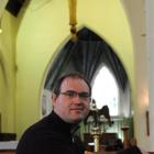Old Testament scholar and Anglican priest The Rev Dr James Harding at his parish, All Saints...
