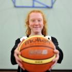 Olivia O'Neill is the only Otago girl in the New Zealand under-16 basketball team. Photo by...