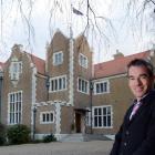 Olveston manager Jeremy Smith outside the historic Dunedin house. Photos by Gerard O'Brien.