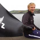 Olympic rower Hamish Bond in Dunedin yesterday. Photo by Peter McIntosh.