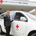 On-road support . . . Red Cross Community Transport Service volunteer driver Shirley Laney finds...