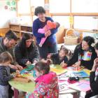 Opening day at the Tahuna Early Learning Centre. Photo supplied.