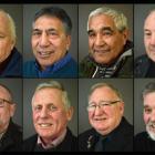 Otago and Southland Vietnam War veterans (top from left and then bottom from left) Bill Couper ...