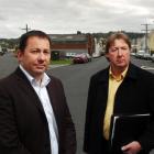Otago Chamber of Commerce chief executive John Christie (left) and chamber president Mark Willis...