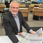Otago Daily Times classified advertising manager Ken Dowdall looks at one of the last classified...