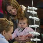 Otago Daily Times reporter Catherine Pattison's daughter, Jade McLachlan (8 months), enjoys the...