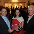 Otago Festival of the Arts chairman Malcolm Farry (left), director Alec Wheeler and patron Paul...