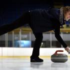 Otago Girls' High School pupil Emma Sutherland, who will represent New Zealand in curling, shows...