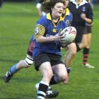 Otago halfback Zoey Berry at training at Logan Park this week. Photo by Jane Dawber.