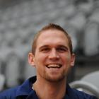 Otago Nuggets import Lance Allred speaks candidly at the Edgar Centre in Dunedin yesterday. Photo...