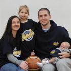 Otago Nuggets import Scott O'Gallagher has been joined in Dunedin by his wife Kristen (24) and...