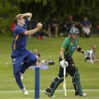 Otago off-spinner Nathan McCullum bowls against Central Districts in their State Shield clash at...