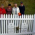 Otago Peninsula Museum  and  Historical Society members (from left) Brenda Cameron, secretary...