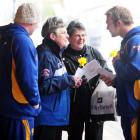 Otago players walked the main street of Dunedin yesterday afternoon to advertise tonight's game...