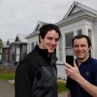Otago Polytechnic information technology students Matt Bradley (left) and Gary MacLachlan have...