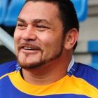 Otago prop Kees Meeuws during the captain's run at Carisbrook yesterday. Photo by Craig Baxter.