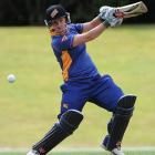 Otago Sparks opener Katey Martin plays through the off side on the way to scoring 90 at the...