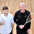 Otago squash players Gerard De Courcy (left) and Mark Gribben are playing at the world masters...