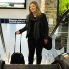 Otago tap dancer Georgia Balloch (18) prepares to board a plane bound for her new life as a full...
