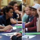 Otago University students (from left) Juliette Nowak, Samar Khanna, Lielt Asfaw, Sam Guthrie,...